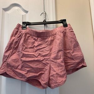 Madewell Women's Shorts in Pink